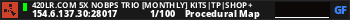 420LR.com 5X NOBPS TRIO [MONTHLY] KITS|TP|SHOP+