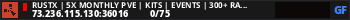 RustX | 5x Monthly PvE | Kits | Events | 300+ Raidable Bases