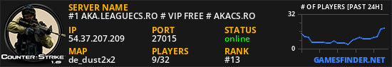 #1 AKA.LEAGUECS.RO # VIP FREE # AKACS.RO