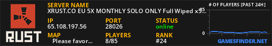 XRUST.CO EU 5X MONTHLY SOLO ONLY Full Wiped x5|Shop|Kits|Skins|