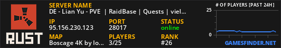 DE - Lian Yu - PVE | RaidBase | Quests | viele Events