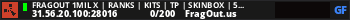 FRAGOUT 1MIL X | Ranks | Kits | TP | SkinBox | 5/16 JUST WIPED!