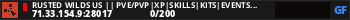 Rusted Wilds US || PVE/PVP|XP|Skills|Kits|Events|Zombies