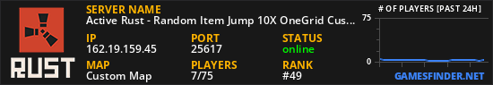 Active Rust - Random Item Jump 10X Small Map