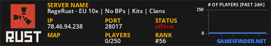 RageRust - EU 10x | No BPs | Kits | Clans