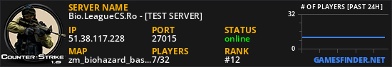 Bio.LeagueCS.Ro - [TEST SERVER]